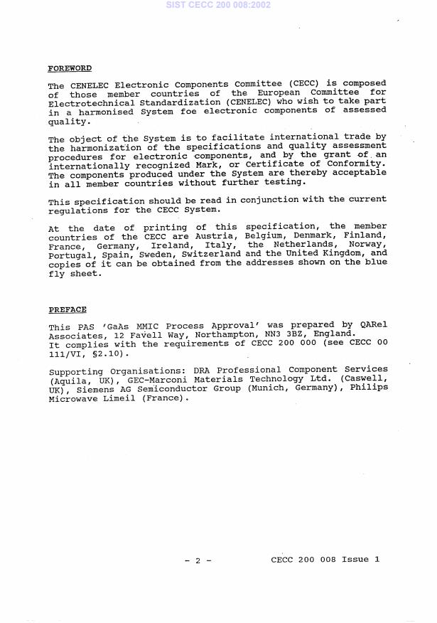 CECC 200 008:1995 CECC 200 008:2002 - Page 4 preview