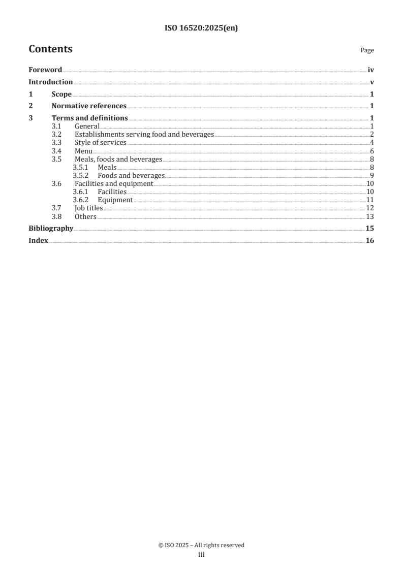 ISO 16520:2025 - Tourism and related services — Restaurants and catering — Vocabulary
Released:10. 01. 2025