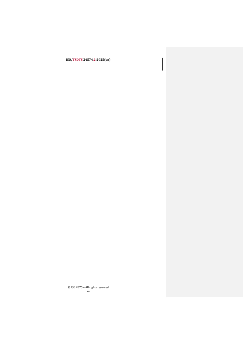 REDLINE ISO/DTS 24574.2 - Document management applications — Specification for a digital safe
Released:24. 03. 2025