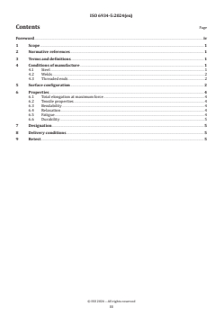 ISO 6934-5:2024 - Steel for the prestressing of concrete — Part 5: Hot-rolled steel bars with or without subsequent processing
Released:6. 08. 2024 - Page 3 preview