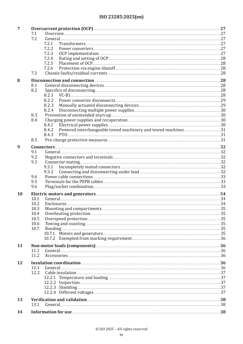 ISO 23285:2025 ISO 23285:2025 - Agricultural machinery, tractors, and earth-moving machinery — Safety of electrical and electronic components and systems operating at 32 V to 75 V DC and 21 V to 50 V AC
Released:26. 02. 2025 - Page 4 preview