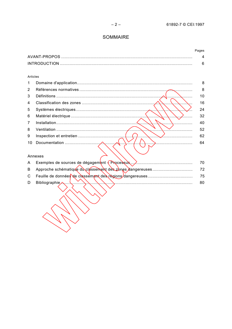 IEC 61892-7:1997 IEC 61892-7:1997 - Mobile and fixed offshore units - Electrical installations - Part 7: Hazardous area
Released:5/30/1997
Isbn:2831838541 - Page 4 preview