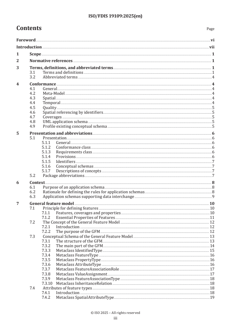 ISO/FDIS 19109 - Geographic information — General feature model and rules for application schema
Released:10. 03. 2025