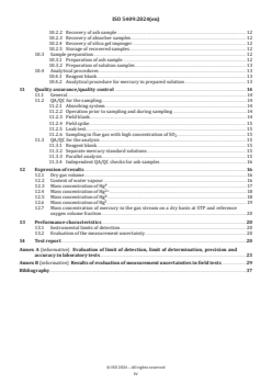 SIST ISO 5409:2025 ISO 5409:2024 - Stationary source emissions — Chemical absorption method for sampling and determining mercury species in flue gas
Released:11/6/2024 - Page 4 preview
