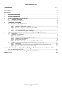 ISO 20468-9:2025 ISO 20468-9:2025 - Évaluation des performances des techniques de traitement des systèmes de réutilisation de l’eau — Partie 9: Lignes directrices et exigences relatives à l’électrochloration
Released:21. 01. 2025 - Page 3 preview