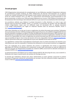 ISO 20468-9:2025 ISO 20468-9:2025 - Évaluation des performances des techniques de traitement des systèmes de réutilisation de l’eau — Partie 9: Lignes directrices et exigences relatives à l’électrochloration
Released:21. 01. 2025 - Page 4 preview