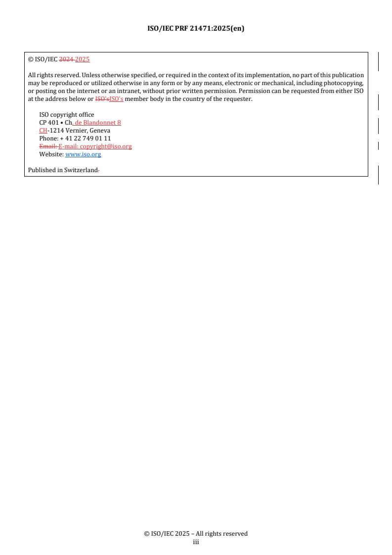 REDLINE ISO/IEC 21471 - Information technology — Automatic identification and data capture techniques — Data Matrix Rectangular Extension (DMRE) bar code symbology specification
Released:21. 02. 2025