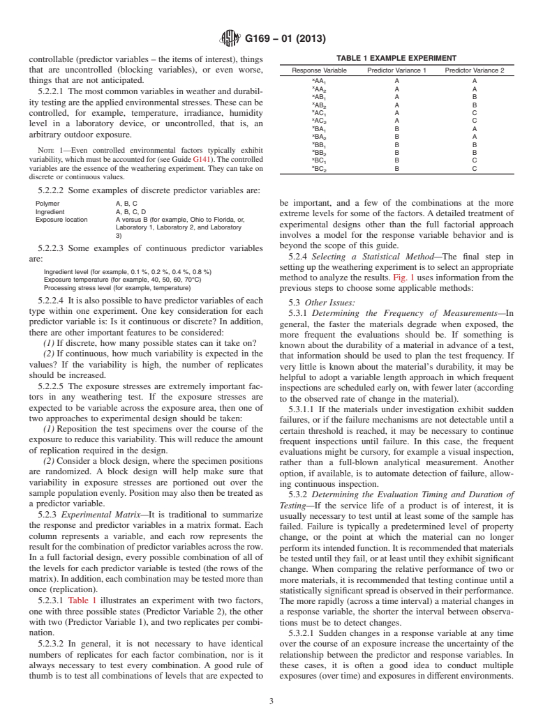 ASTM G169-01(2013) - Standard Guide for  Application of Basic Statistical Methods to Weathering Tests