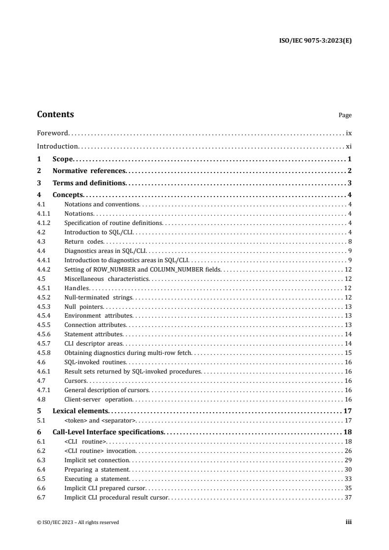 ISO/IEC 9075-3:2023 - Information technology — Database languages SQL — Part 3: Call-Level Interface (SQL/CLI)
Released:1. 06. 2023