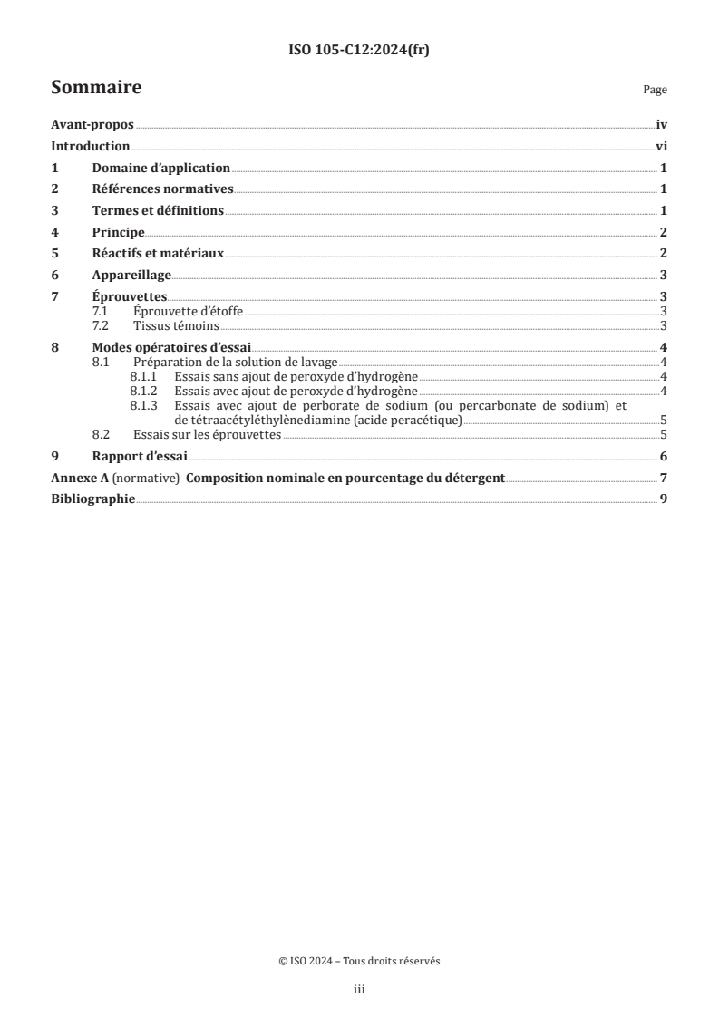 ISO 105-C12:2024 - Textiles — Essais de solidité des coloris — Partie C12: Solidité des coloris au lavage industriel
Released:12. 02. 2024