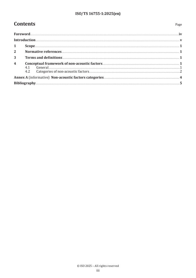 ISO/TS 16755-1:2025 - Acoustics — Non-acoustic factors influencing the perception, interpretation and response to environmental sounds — Part 1: Definition and conceptual framework
Released:1. 05. 2025