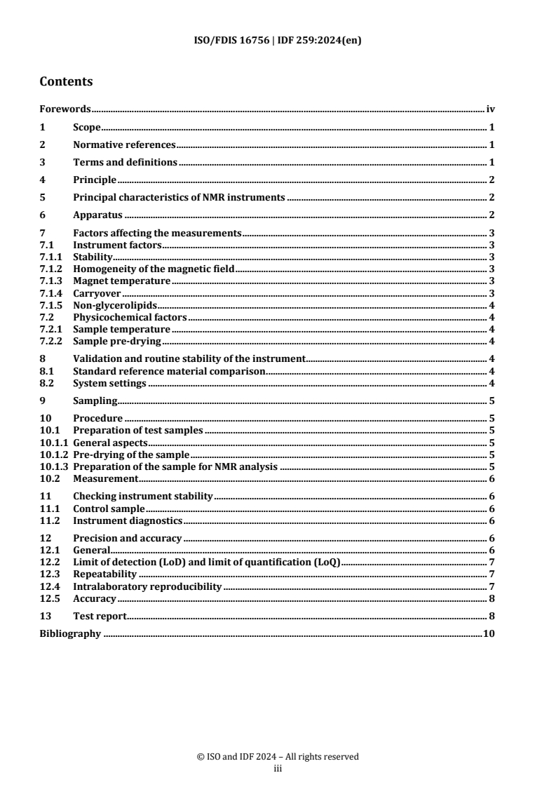 REDLINE ISO/FDIS 16756 - Milk and milk products — Guidance for the application of Carr-Purcell-Meiboom-Gill (CPMG) pulsed time-domain nuclear magnetic resonance (TD-NMR) spectroscopy for fat determination
Released:1. 07. 2024