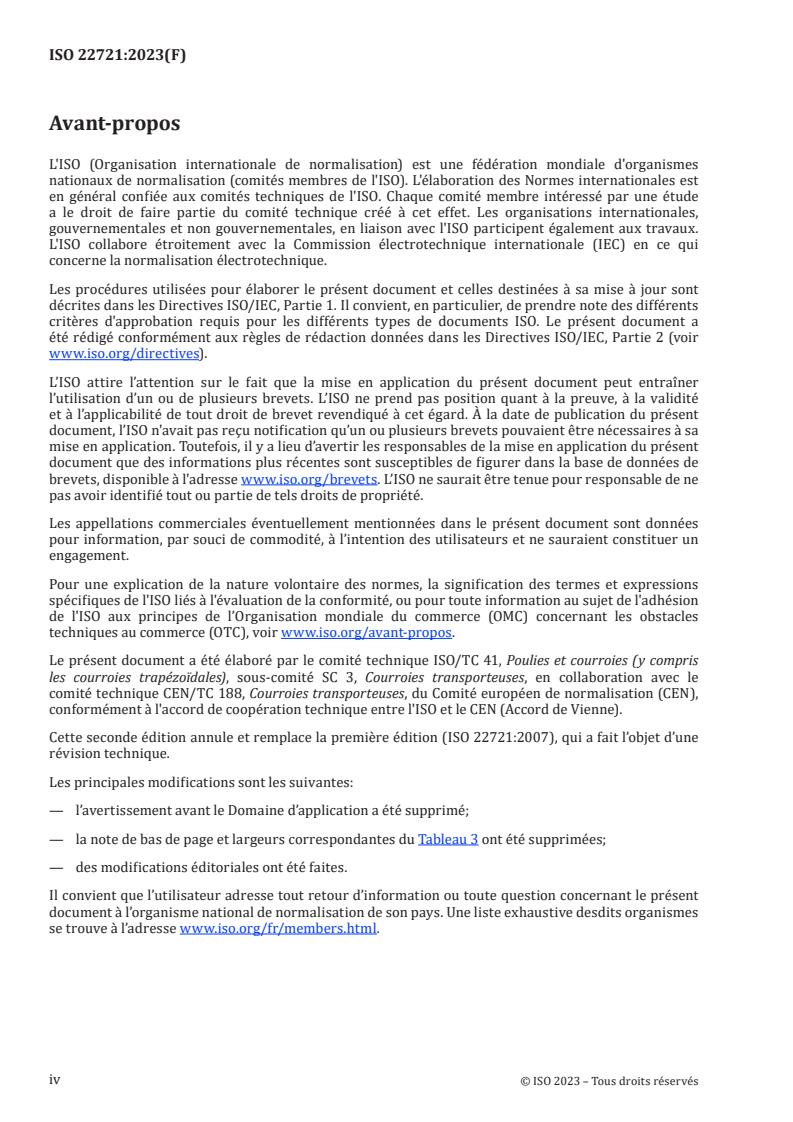 ISO 22721:2023 ISO 22721:2023 - Courroies transporteuses — Spécification pour courroies transporteuses à structure textile recouvertes de caoutchouc ou de plastique, pour utilisation dans les mines souterraines
Released:27. 07. 2023 - Page 4 preview