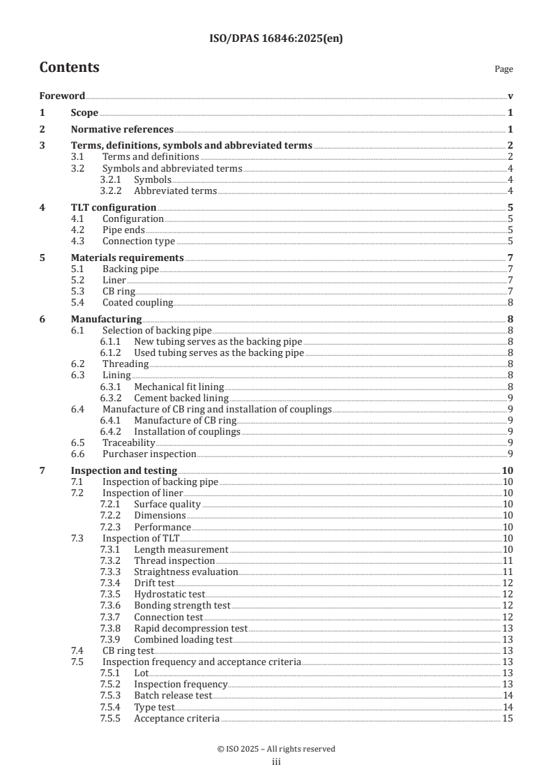 ISO/DPAS 16846 - Oil and gas industries including lower carbon energy — Thermoplastics lined tubing for wells
Released:11. 03. 2025