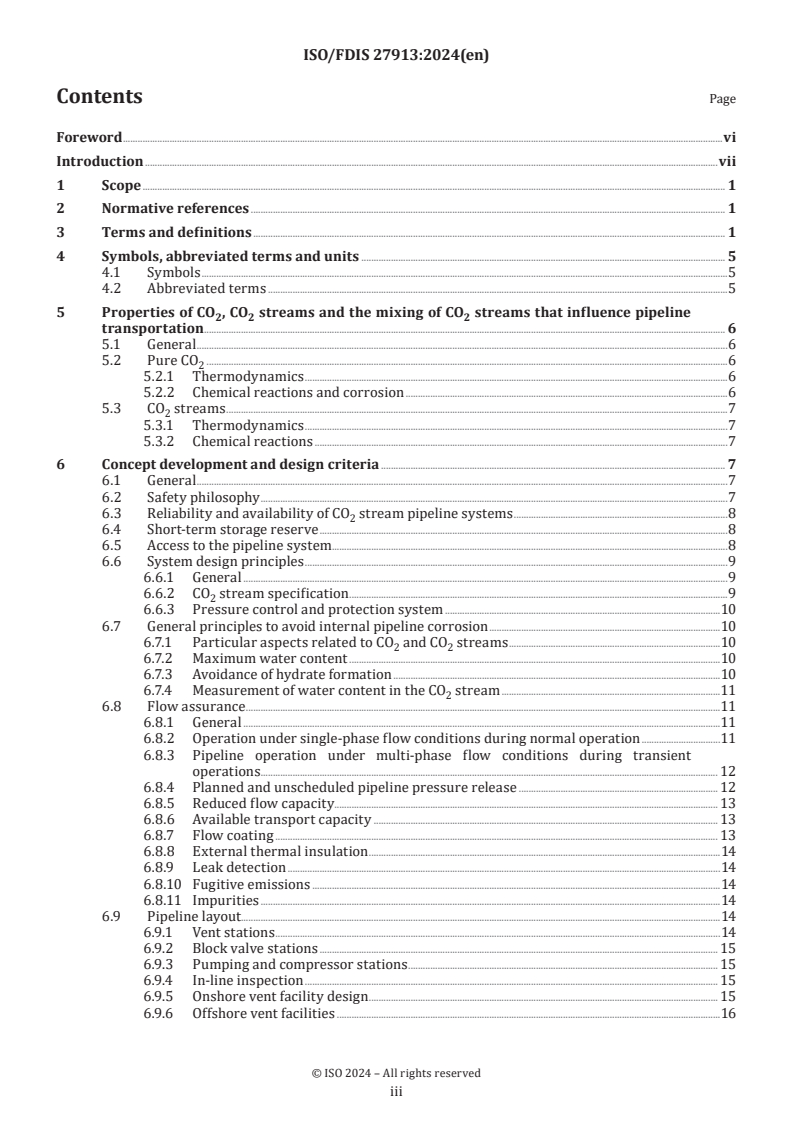 ISO/FDIS 27913 - Carbon dioxide capture, transportation and geological storage — Pipeline transportation systems
Released:28. 05. 2024