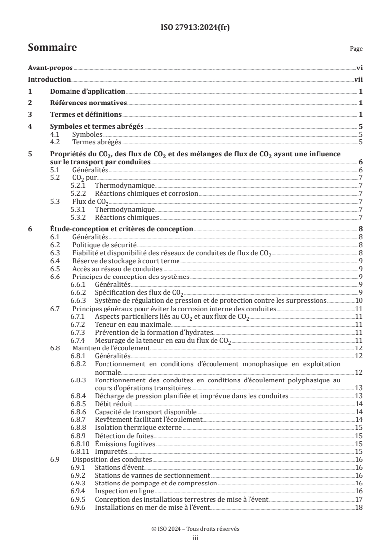 ISO 27913:2024 - Captage, transport et stockage géologique du dioxyde de carbone — Systèmes de transport par conduites
Released:17. 10. 2024