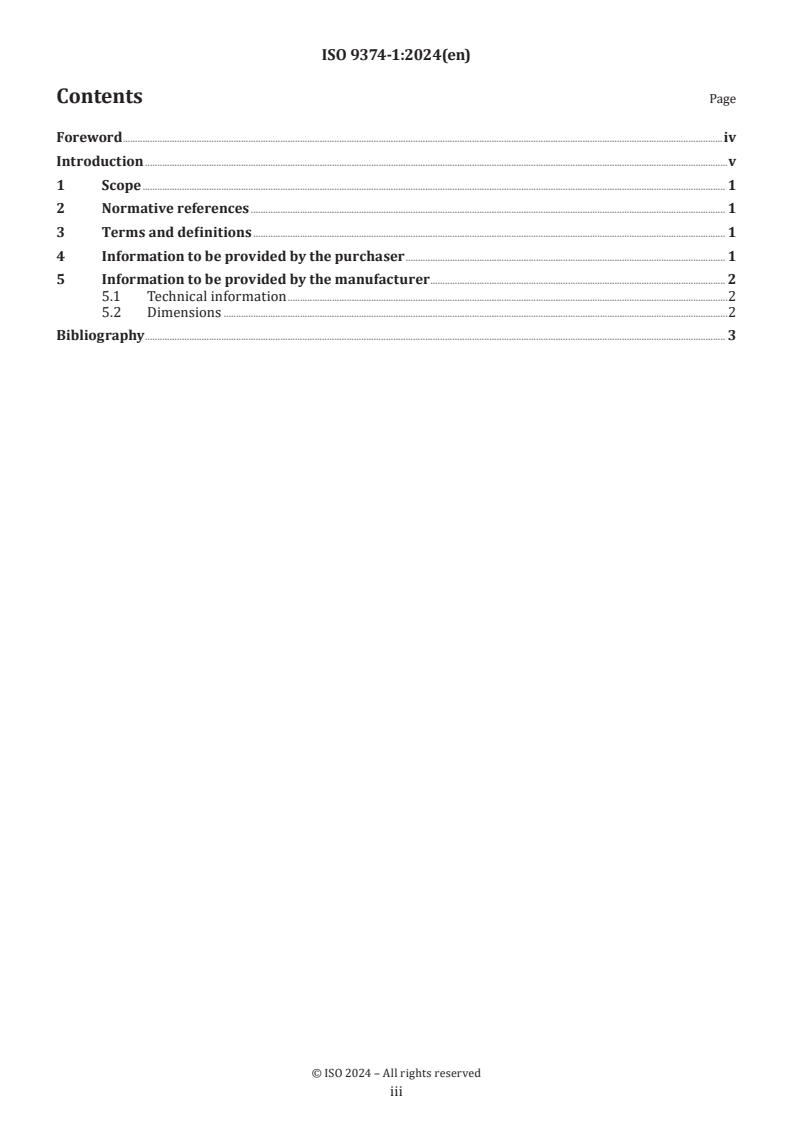 ISO 9374-1:2024 - Cranes — Information to be provided — Part 1: General
Released:16. 08. 2024