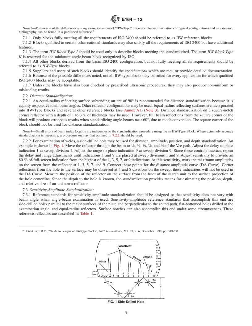 REDLINE ASTM E164-13 - Standard Practice for  Contact Ultrasonic Testing of Weldments