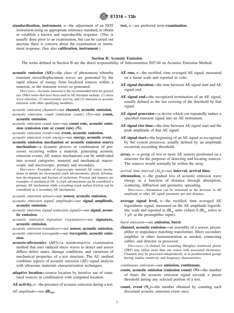 ASTM E1316-13b - Standard Terminology for  Nondestructive Examinations