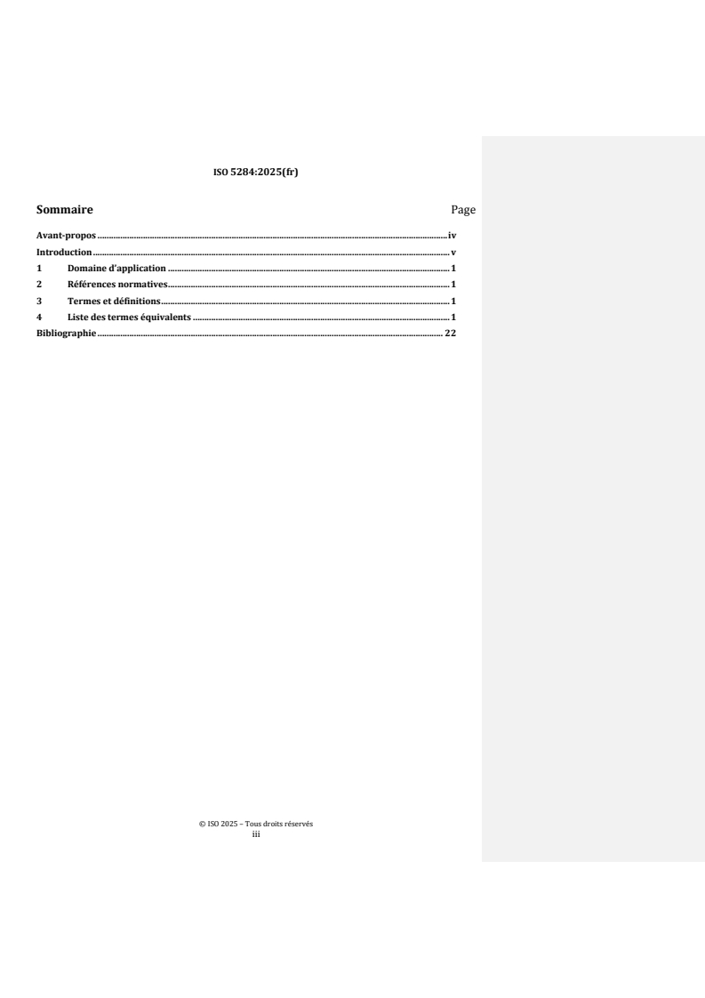 REDLINE ISO 5284:2025 - Courroies transporteuses — Liste des termes équivalents
Released:29. 01. 2025