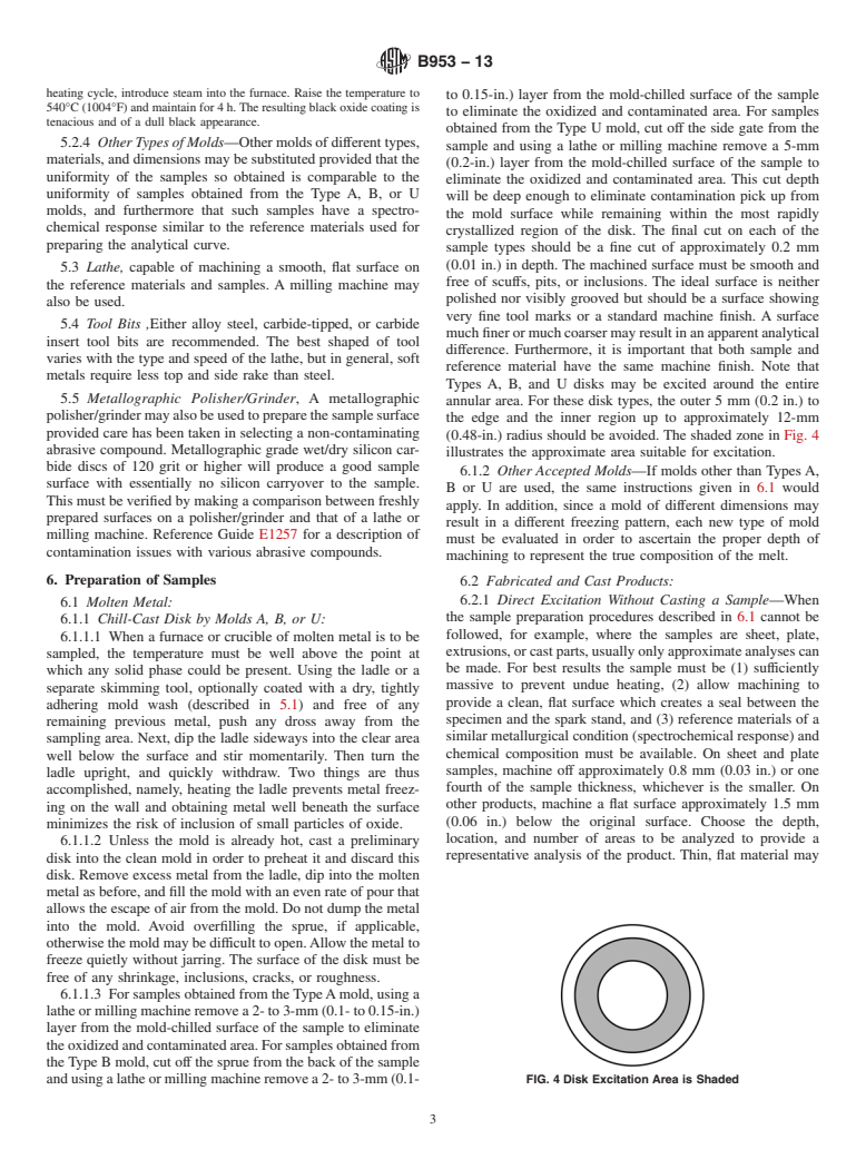 ASTM B953-13 - Standard Practice for  Sampling Magnesium and Magnesium Alloys for Spectrochemical  Analysis