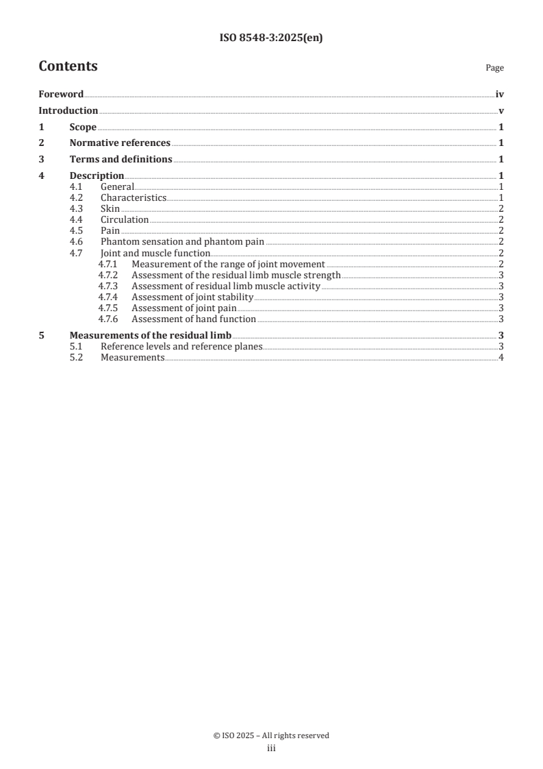 ISO 8548-3:2025 - Prosthetics and orthotics — Limb deficiencies — Part 3: Method of describing the residual limb after upper limb amputation
Released:22. 01. 2025