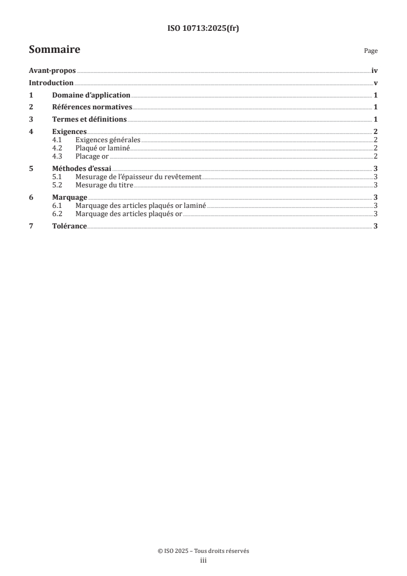 ISO 10713:2025 - Joaillerie, bijouterie et métaux précieux — Revêtements d’alliages d’or
Released:27. 02. 2025