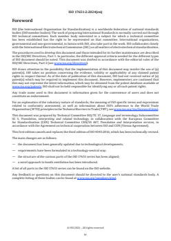 ISO 17651-2:2024 - Simultaneous interpreting — Interpreters’ working environment — Part 2: Requirements and recommendations for mobile booths
Released:19. 01. 2024 - Page 4 preview