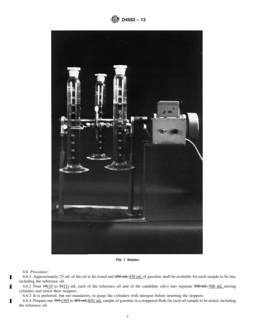 REDLINE ASTM D4682-13 - Standard Specification for  Miscibility with Gasoline and Fluidity of Two-Stroke-Cycle  Gasoline Engine Lubricants