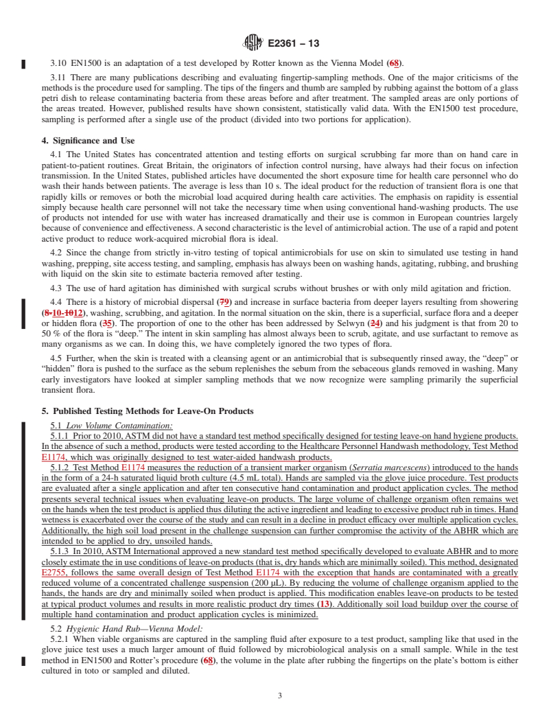 REDLINE ASTM E2361-13 - Standard Guide for  Testing Leave-On Products Using In-Situ Methods