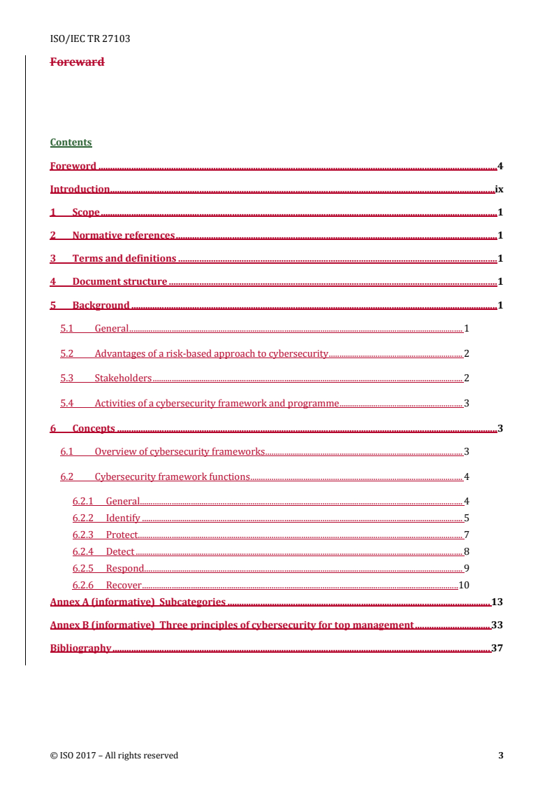 REDLINE ISO/IEC DTS 27103 - Cybersecurity — Guidance on using ISO and IEC standards in a Cybersecurity Framework
Released:12. 05. 2025