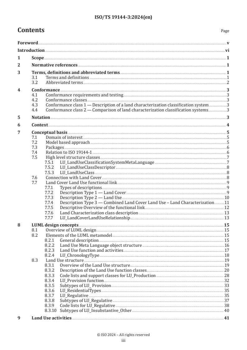 ISO/TS 19144-3:2024 - Geographic information — Classification systems — Part 3: Land Use Meta Language (LUML)
Released:11/13/2024