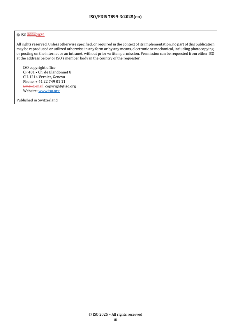 REDLINE ISO/FDIS 7899-3 - Water quality — Enumeration of intestinal enterococci — Part 3: Most probable number method
Released:27. 02. 2025