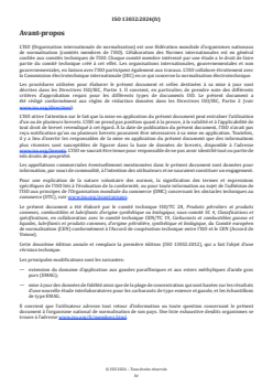 ISO 13032:2024 - Produits pétroliers et connexes — Détermination de la teneur en soufre en faible concentration dans les carburants pour automobiles — Méthode spectrométrique de fluorescence de rayons X dispersive en énergie
Released:15. 08. 2024 - Page 4 preview