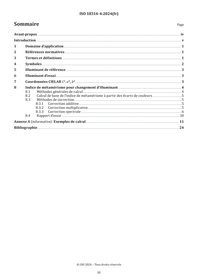 ISO 18314-4:2024 - Analyse colorimétrique — Partie 4: Indice de métamérisme de paires d'échantillons pour changement d'illuminant
Released:15. 01. 2024