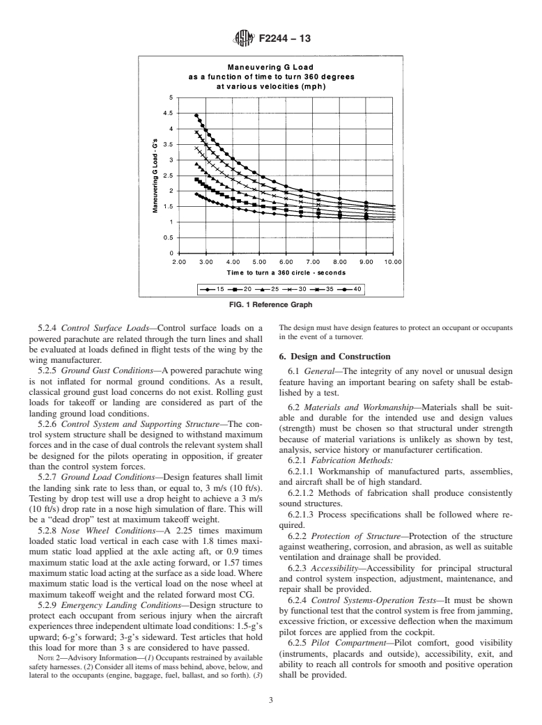 ASTM F2244-13 - Standard Specification for  Design and Performance Requirements for Powered Parachute Aircraft