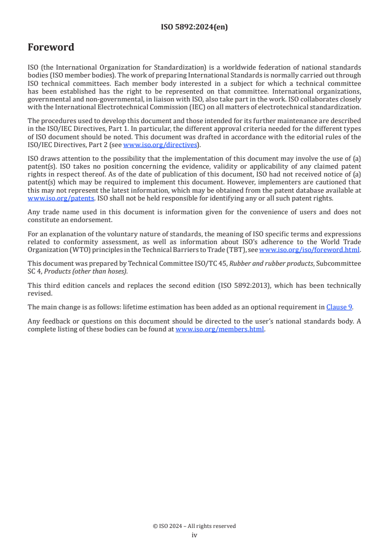 ISO 5892:2024 ISO 5892:2024 - Rubber building gaskets — Materials for preformed solid vulcanized structural gaskets — Specification
Released:22. 08. 2024 - Page 4 preview