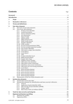 SIST ISO 28560-1:2024 ISO 28560-1:2023 - Information and documentation — RFID in libraries — Part 1: Data elements and general guidelines for implementation
Released:9. 06. 2023 - Page 3 preview