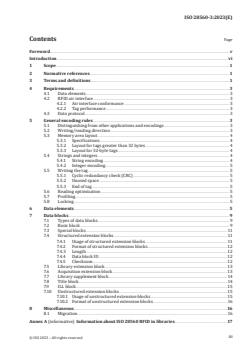 ISO 28560-3:2023 - Information and documentation — RFID in libraries — Part 3: Fixed length encoding
Released:17. 04. 2023 - Page 3 preview