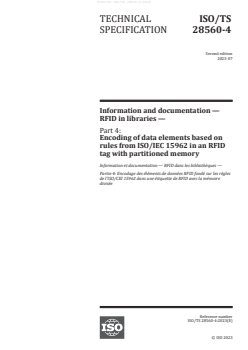 SIST-TS ISO/TS 28560-4:2024 SIST-TS ISO/TS 28560-4:2024 - Page 3 preview