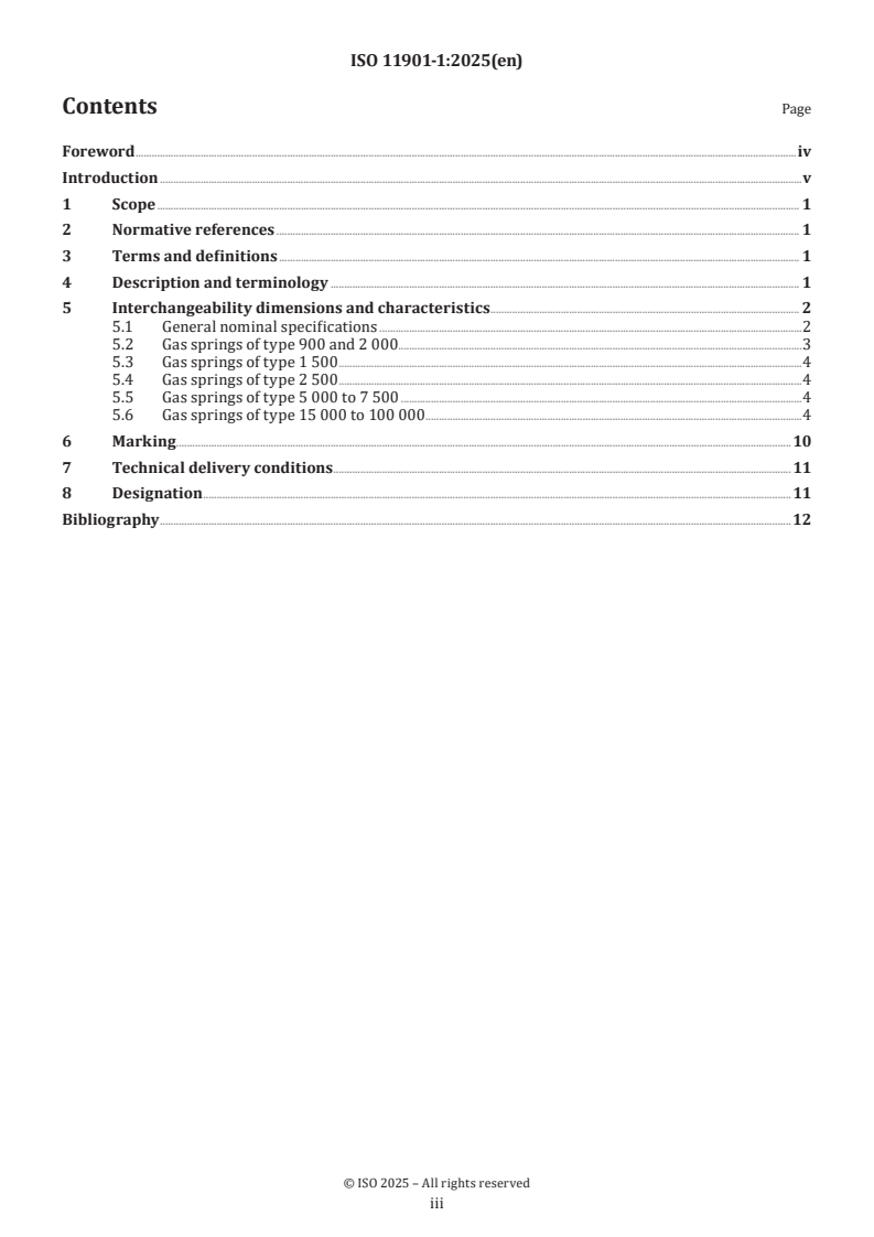 ISO 11901-1:2025 - Tools for pressing — Gas springs — Part 1: General specifications
Released:14. 02. 2025