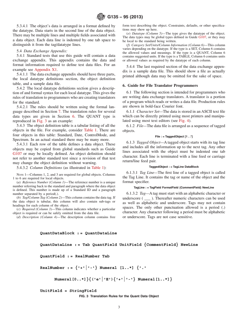 ASTM G135-95(2013) - Standard Guide for  Computerized Exchange of Corrosion Data for Metals