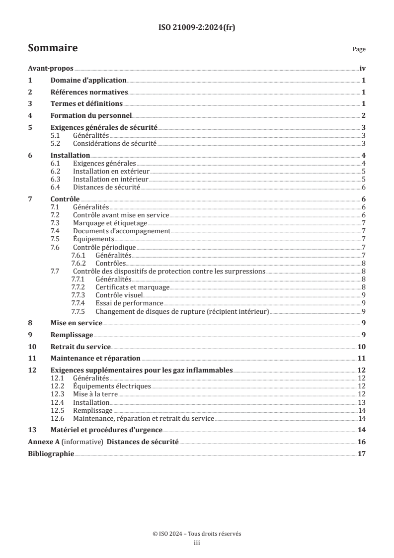 ISO 21009-2:2024 - Récipients cryogéniques — Récipients fixes isolés sous vide — Partie 2: Exigences de fonctionnement
Released:30. 09. 2024