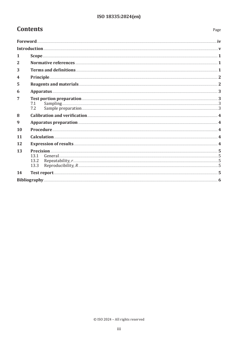 ISO 18335:2024 - Petroleum products and related products — Determination of kinematic viscosity by calculation from the measured dynamic viscosity and density – Method by constant pressure viscometer
Released:31. 01. 2024