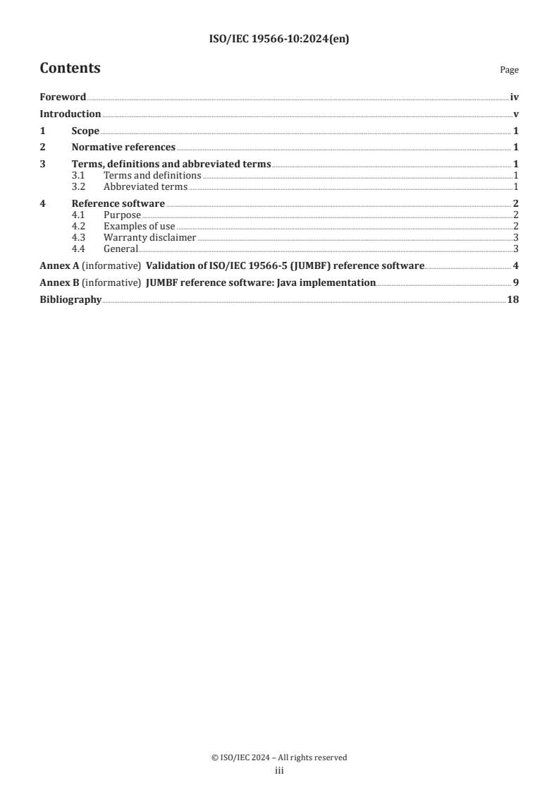 ISO/IEC 19566-10:2024 - Information technology — JPEG Systems — Part 10: Reference software
Released:12/12/2024