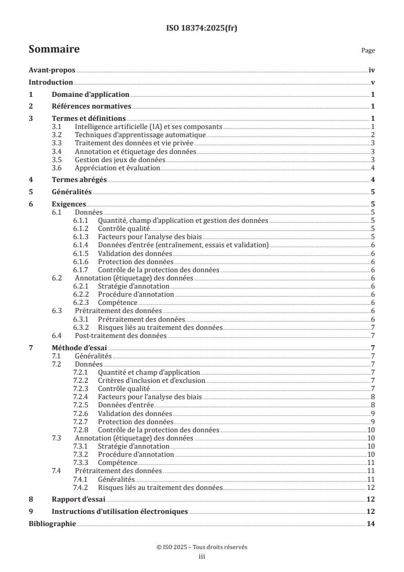 ISO 18374:2025 - Médecine bucco-dentaire — Analyse des radiographies bidimensionnelles basée sur l’intelligence artificielle (IA) et l’intelligence augmentée (IAu) — Génération, annotation et traitement des données
Released:30. 04. 2025