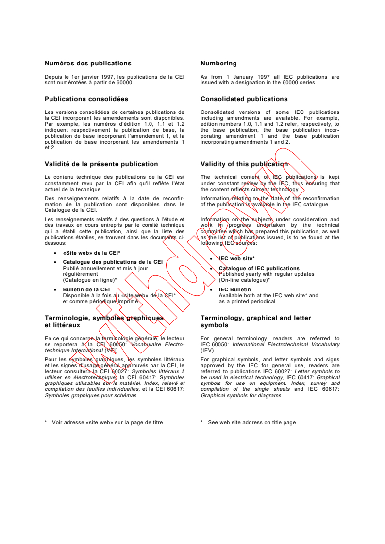 IEC TS 61956:1999 IEC TS 61956:1999 - Methods of test for the evaluation of water treeing in insulating materials
Released:10/8/1999
Isbn:2831849004 - Page 2 preview