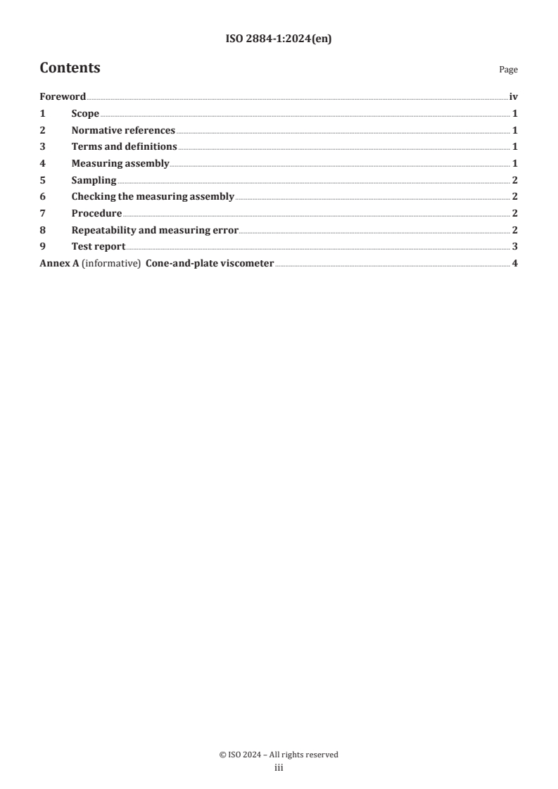 ISO 2884-1:2024 - Paints and varnishes — Determination of viscosity using rotational viscometers — Part 1: Absolute viscosity measurement with cone-plate measuring geometry at high shear rates
Released:6. 09. 2024