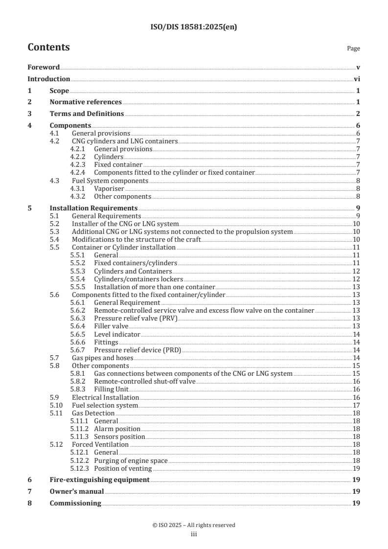 ISO 18581 ISO/CD 18581 - CNG and LNG equipment and accessories — CNG and LNG propulsion system for small craft — installation requirements
Released:11/30/2024