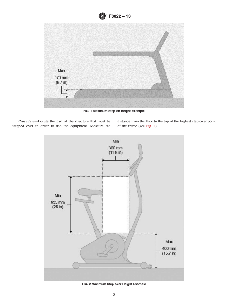 ASTM F3022-13 - Standard Test Method for Evaluating the Universal Design of Fitness Equipment for Inclusive  Use by Persons with Functional Limitations and Impairments